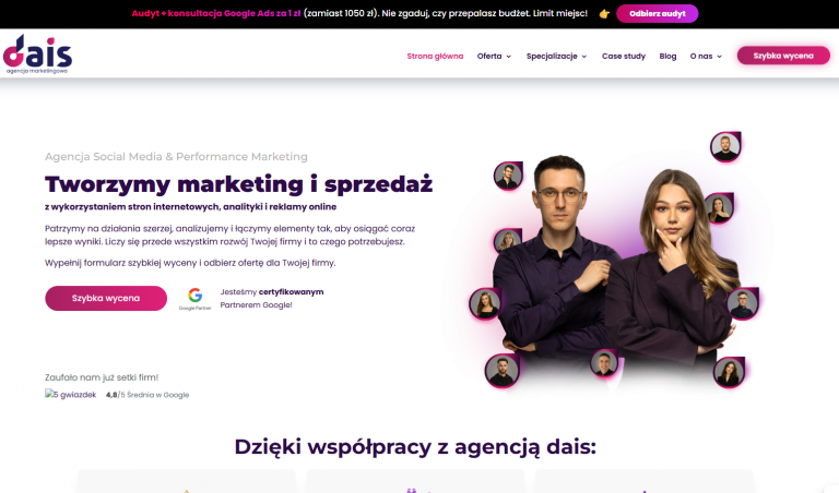 dais.pl — agencja social media, która rozumie biznes klienta